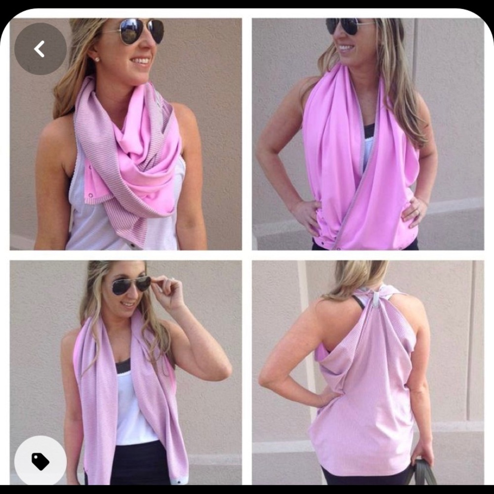 Lululemon Vinyasa Scarf pink